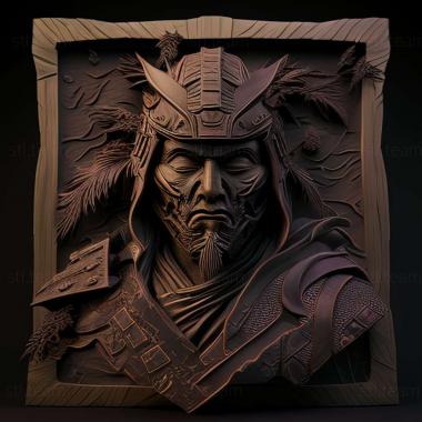 3D модель Гра Ghoof Tsushima (STL)